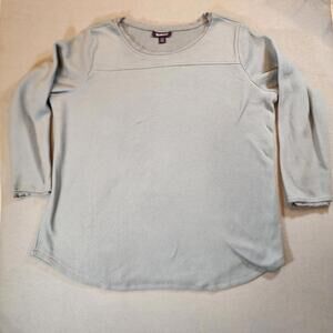 Roaman's Sweatshirt Fleece Blue-Grey Large 18-20‎